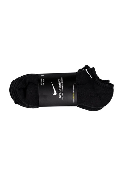 Nike Everyday Cushioned Unisex Siyah 3 Lü Çorap Sx7673-010 V2-siyah Siyah