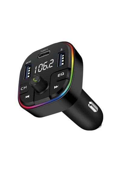 Divex Araç Fm Transmitter Bluetooth 3xusb - Type-c - Sd Kart Çakmaklık Girişli Dt-604