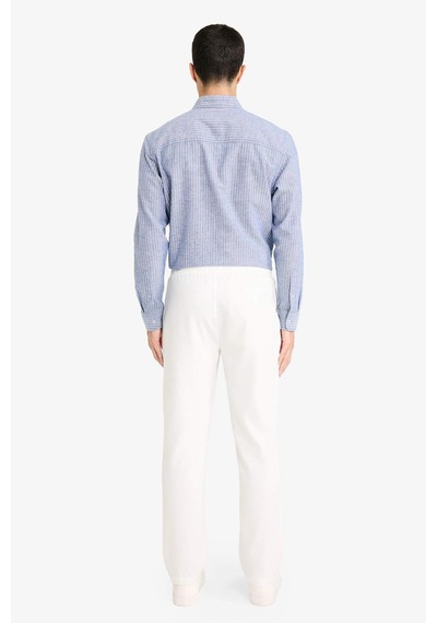 Defacto Yumuşak Dokulu Jogger Pantolon B4091ax26spwt33 Beyaz-wt33