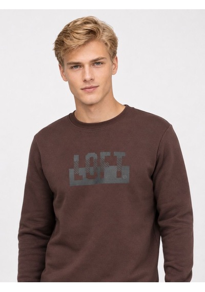 Loft Regular Fit Erkek Sweatshirt Lf2041178 Q1.v1 Kahverengi