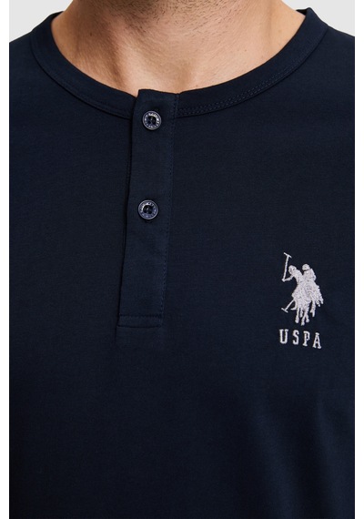 U.S. Polo Assn. Erkek Lacivert Pijama Takımı 50333264 Vr033