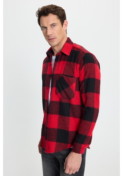 Tudors Erkek Regular Fit Klasik Kesim Kareli Cepli Oduncu Gömlek-41753 Çok Renkli Tudors Erkek Regular Fit Klasik Kesim Kareli Cepli Oduncu Gömlek-41753 Çok Renkli