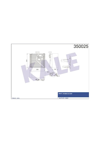 KALE 350025 EVAPORATÖR ACCENT