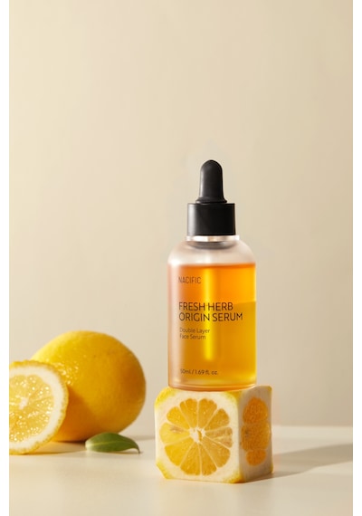 NACIFIC Fresh Herb Origin Serum 50 ml , Bitki Özleri + C Vitamini Kaynağı , Aydınlatıcı & Canlandırıcı Serum