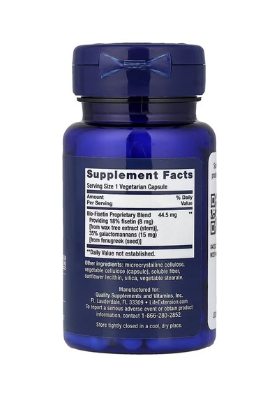 Bio-fisetin Up To 25 Times Greater Bioavailability 30 Veg. Capsules