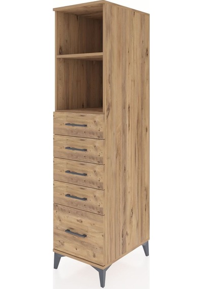 Kronos Dolap 2 Raflı 5 Çekmeceli 44x59x182 Çam-çam Çam Kronos Dolap 2 Raflı 5 Çekmeceli 44x59x182 Çam-çam Çam