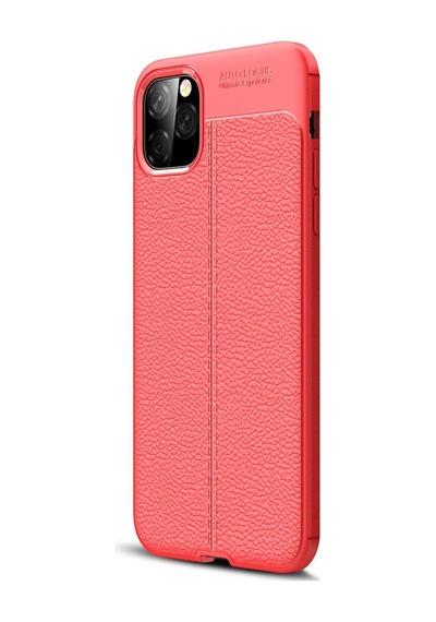 Apple Uyumlu iPhone 11 Kilif Deri Görünümlü Tam Koruma Niss Silikon 403231751