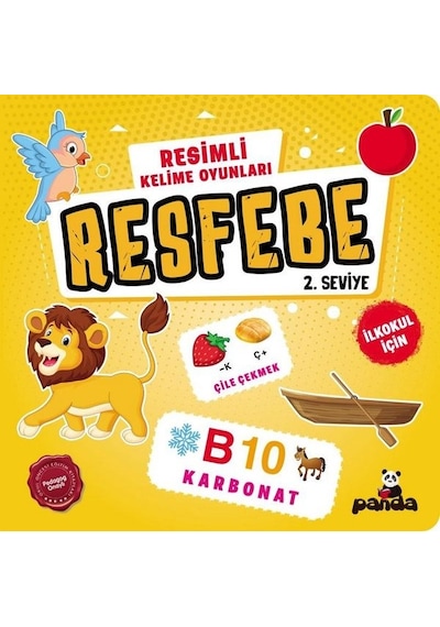 Resfebe 2. Seviye - Resimli Kelime Oyunları - İlkokul İçin- Panda