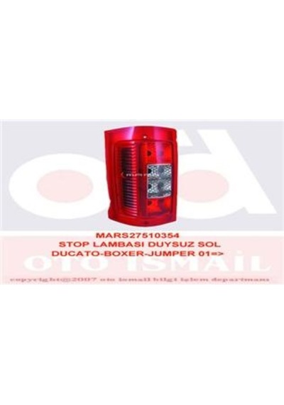Mars 510354 Arka Sol Stop Lambası Fıat Ducato 01 Peugeot Boxer 01 Cıtroen Jumper 01 1328428080-6350.ar