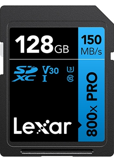 Sones Lexar Sd-800x Pro Yüksek Hızlı Sd Kart Slr Kamera Hafıza Kartı, Kapasite: 128 Gb