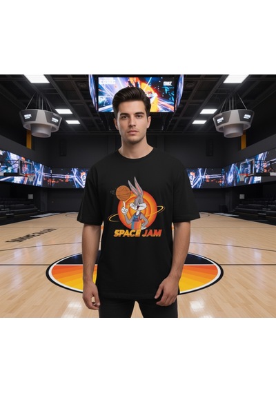 Orbit Dunker Oversize Unisex T-shirt Siyah