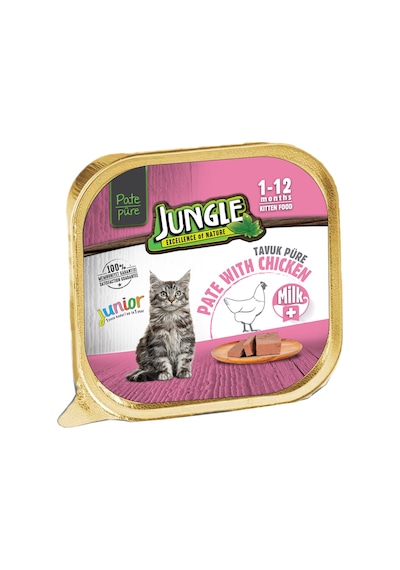 100 Gr Püre Kedi Maması Yavru Sütlü & Tavuklu - 12'li