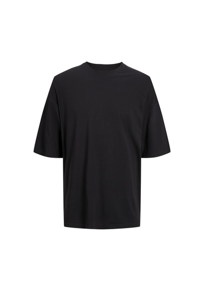 Jack & Jones Erkek Bisiklet Yaka Düz Renk Tişört - Charge Black Siyah