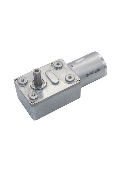 12v Dc Gearmotor 18 Rpm Yüksek Torklu Redüktörlü Motor - Metal Gövde