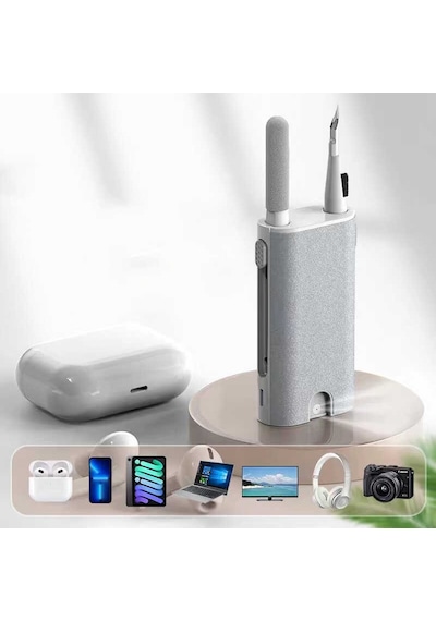 Ardemix Q6 Çok Fonksiyonlu Apple Uyumlu AirPods Temizleme Kalemi