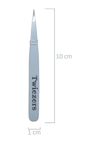 Twiezers Twzset3441 Deri Çantalı 3'lü Paslanmaz Çelik Cımbız Seti - Gümüş/gümüş