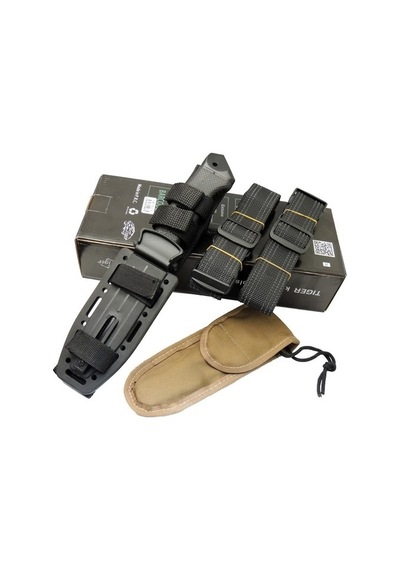 Colombia Kamp Tiger Lmf Iı Black Tactical Survival Knife Çok Renkli