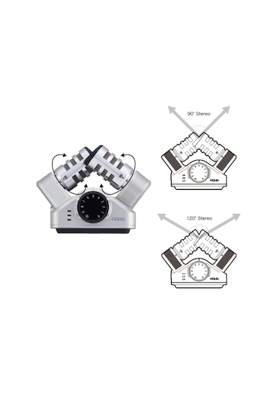 Zoom Iq6 Stereo Kayıt Mikrofonu Iphone/Ipad/Ipod Uyumlu