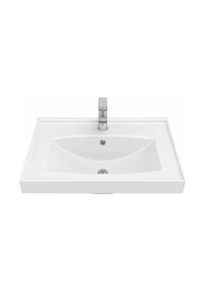 Creavit TF165.00 Dolap Uyumlu Düz Lavabo Beyaz 65 CM