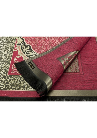 Ekonomik Osmanlı Tafta Seccade - 0150 - Bordo