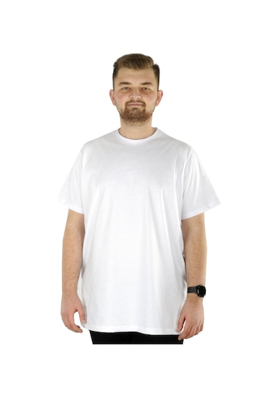 Mode Xl Erkek T-Shirt Bisiklet Yaka Suprem 20031 Beyaz 001