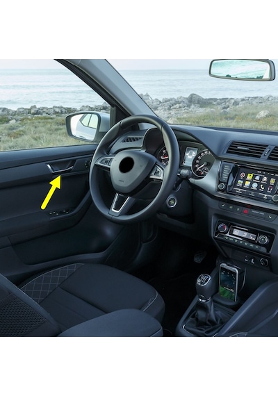 Skoda Fabia 3 2015-2018 Sol Ön Kapı İç Açma Kolu 6v0837221a