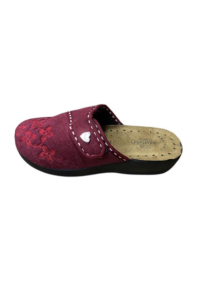 Akınalbellaa Kadın Dolgu Topuk Ev Terliği Bordo - 812270578 Bordo