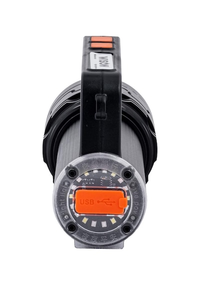 Şarj Edilebilir Zoomlu El Feneri - Wison - 5500 Lümen - 55 Watt Bakır