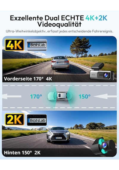 Botslab Araç Kamerası Araç Ön Arka, Wifi Özellikli 4k Araç Kamerası Gps, Adas'lı Çift Araç Kamerası, Gece Görüşü, 170 Geniş Açı, 2,45" Ips, 7/24 Park İzleme, Döngü Kayıt Mikro Sd Kart Dahil Değil Botslab Araç Kamerası Araç Ön Arka, Wifi Özellikli 4k Araç Kamerası Gps, Adas'lı Çift Araç Kamerası, Gece Görüşü, 170 Geniş Açı, 2,45" Ips, 7/24 Park İzleme, Döngü Kayıt Mikro Sd Kart Dahil Değil