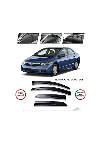 Honda Civic Vtec 2 Cam Rüzgarlığı 2001-2006 Kutulu Gönderim