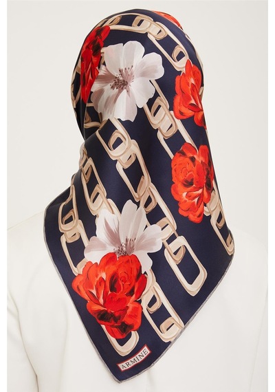 Armine Twill İpek Eşarp 23ka9034 2 57 Çok Renkli