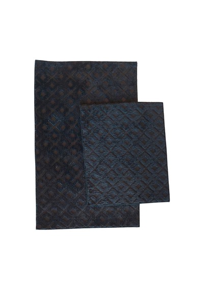 Welsoft Karo Bambo Klozet Takimi 2 Pcs Antrasit