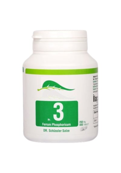 Schüssler Tuzları Nr.3 Ferrumphosphoricum 400 Tablet