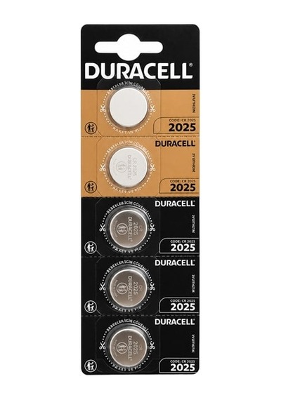 Duracell Cr2025 3v Lityum Düğme Pil 5 Li Paket Çok Renkli