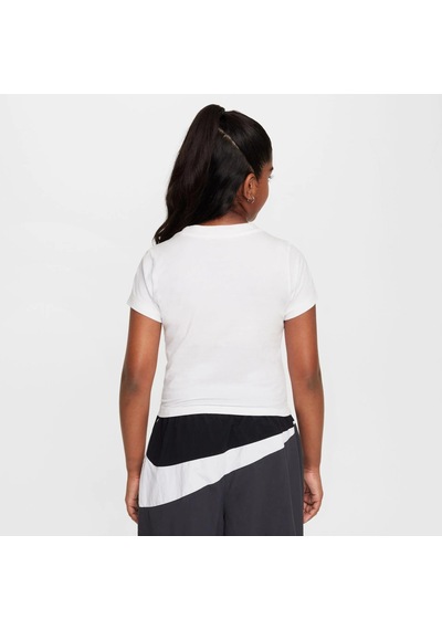 Nike Nıke Sportswear Kız Çocuk T-shırt Hf7010-100 Beyaz