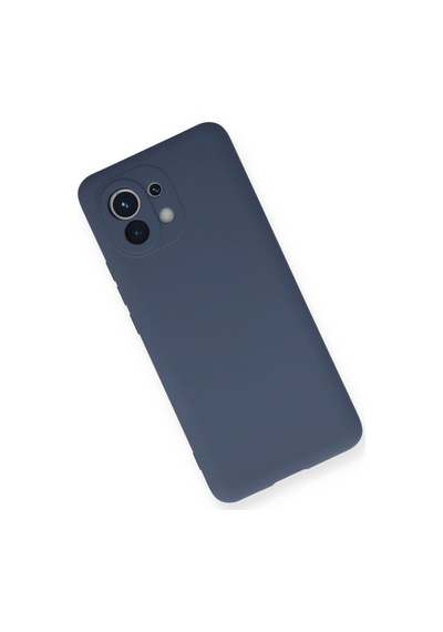 Mep Xiaomi Mi 11 Kılıf Nano İçi Kadife Silikon - Gri Najmaddin renkli