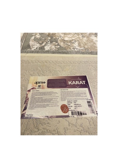 Karat 7561 Gri-vizon Halı Çok Renkli