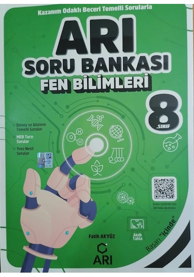Arı 8.sınıf Lgs Fen Bilimleri Soru Bankası- Aryn
