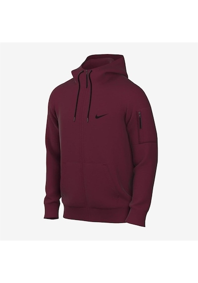 Nike M Therma-fıt Hoodie Full Zip Erkek Sweatshirt Bordo