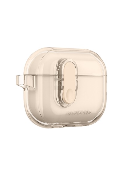 Apple Uyumlu AirPods Pro 2 Kılıf Amazingthing Magnetik Kilit Tasarımlı Minimal Serisi Kılıf Desert Titanyum