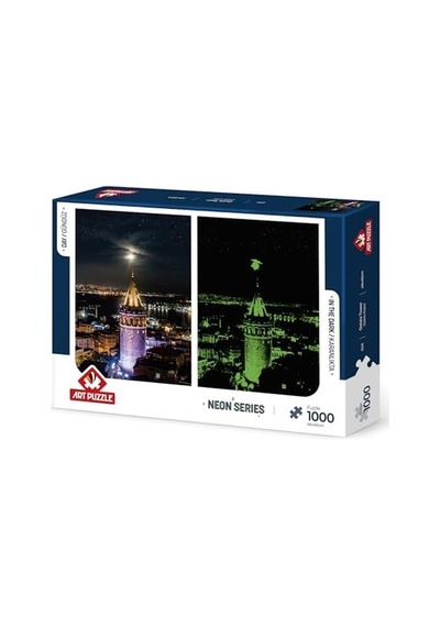 Galata Kulesi 1000 Parça Neon Puzzle