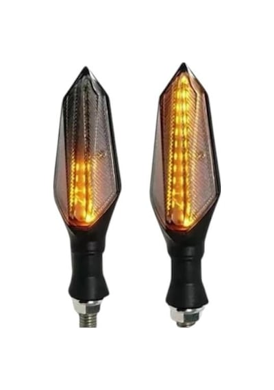 Motolider Sinyal Takımı Kayan Led Sarı Parklı Mavi Universal