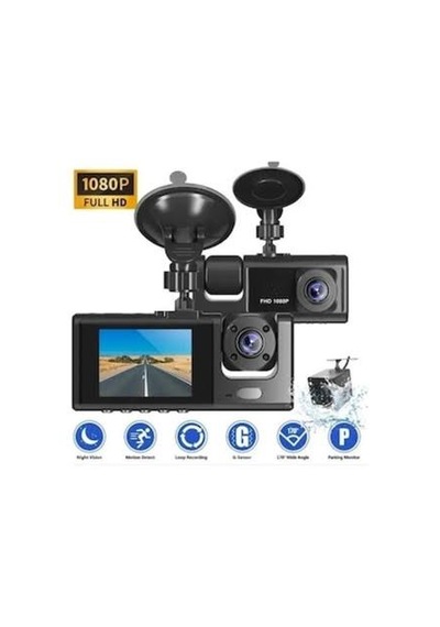 Black Box Traffıc Recorder Araç İşi Ve Dışı Kamera Kayıt Cihazı+geri Görüş Kamersı+wifi Süper Hd 1080