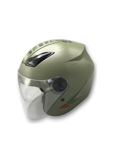 Motosiklet Kask Yazlık Model Yeşil
