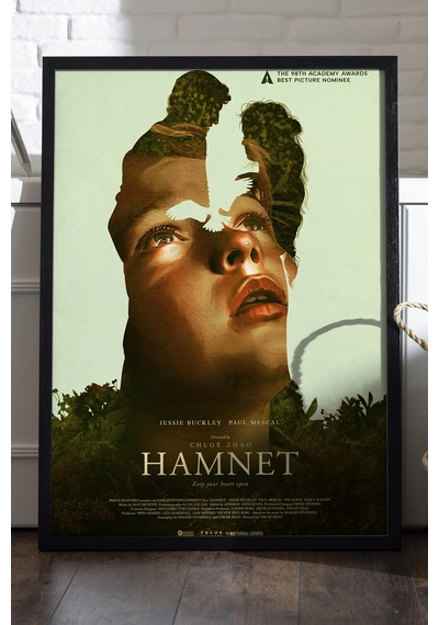 Hamnet Ahşap Çerçeveli Poster, Dekoratif Film Duvar Tablosu