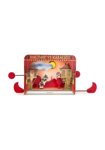 Woodact Hacivat Ve Karagöz Drama Oyun Sahnesi & Gece Lambası - 26515810