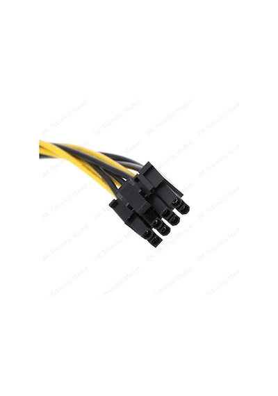 Pci-E Ekran Kartı Güç Kablosu 2 X 15Pin Sata Erkek To 8Pin6+2