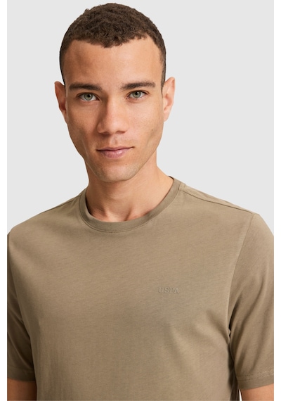 U.S. Polo Assn. U.s. Polo Assn. Erkek Haki Tişört Basic 50327022-vr027