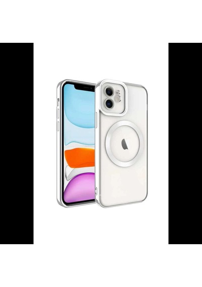 İphone 11 Kılıf Kross Magneticsafe Kapak - Gümüş