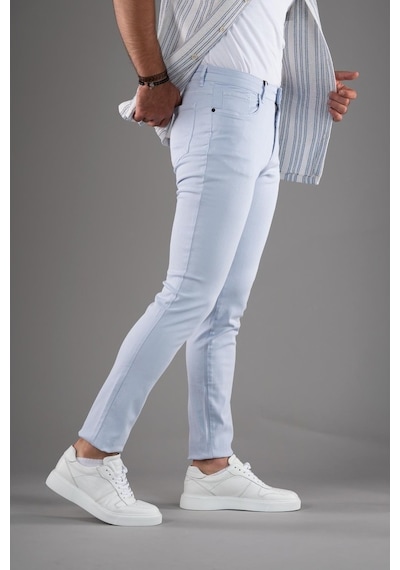 Regular Fit Likralı Pamuklu Erkek Kot Pantolon